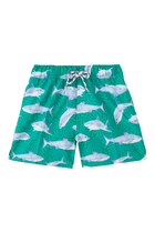 Kids Reef Shark Swim Shorts